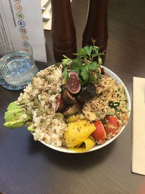 Buddha bowl at Eco Eco in Tenerife