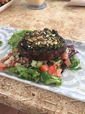 Stuffed champignons at Eco Eco in Tenerife