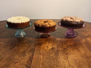 assorted cakes at Flourish Baking Company in Scarsdale