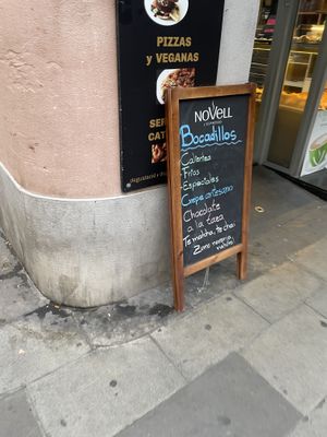 Out  at Crois-Sants in Barcelona