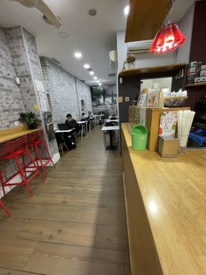 Inside  at Crois-Sants in Barcelona