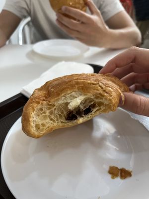 Dark Chocolate Croissant  at Crois-Sants in Barcelona