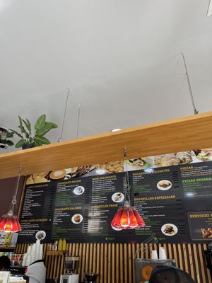 Vegan options  at Crois-Sants in Barcelona