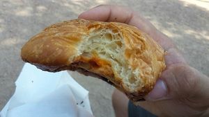 Croissant de Pisto (inside) at Crois-Sants in Barcelona