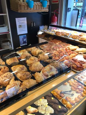 All vegan  at Crois-Sants in Barcelona