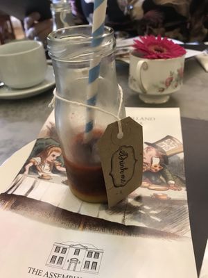 Their Vegan Alice in Wonderland Afternoon Tea!! Absolutely lovely😊 at Assembly House in Norwich