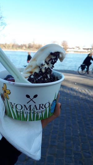 Super nice vegan Frozen Yoghurt! at YOMARO in Cologne