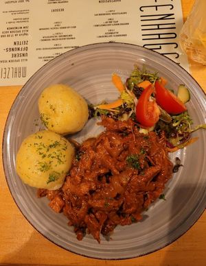 vegan goulash, absolutely outstanding! at Steffenhagen in Dresden