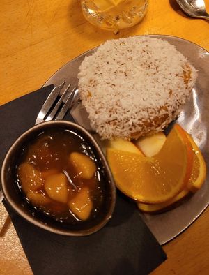 fried coconut ice cream at Steffenhagen in Dresden