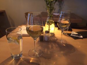 wine :) at Steffenhagen in Dresden