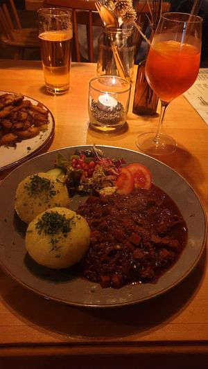 Gulasch Szegediener Art at Steffenhagen in Dresden