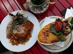 Schnitzel und Tages laufauf at Steffenhagen in Dresden