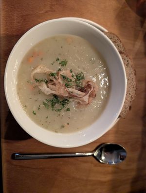 Kartoffelsuppe at Steffenhagen in Dresden