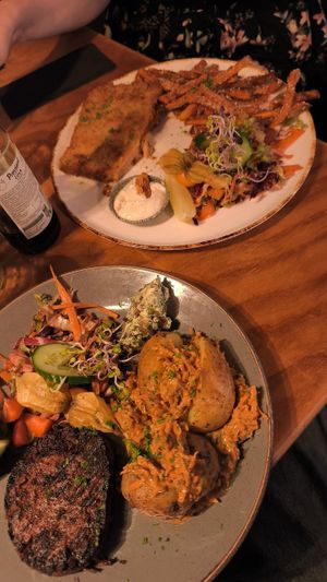 Seitan roast, Schnitzel at Steffenhagen in Dresden