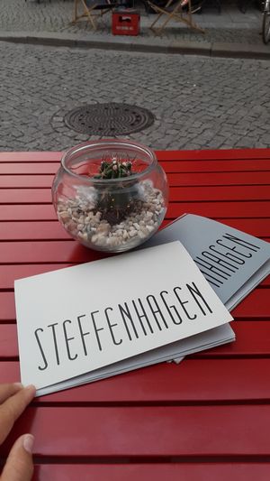 Menu at Steffenhagen in Dresden