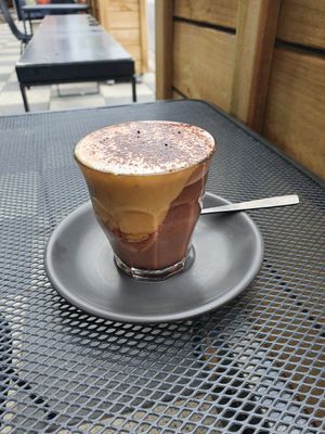 Peanut butter hot chocolate at Matcha Mylkbar in St Kilda