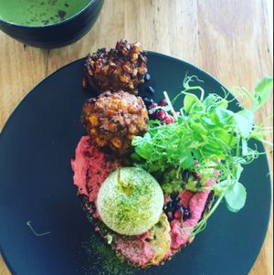 Vegan Egg.. Yummm at Matcha Mylkbar in St Kilda