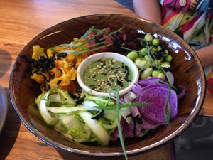 Watermelon ‘tuna’ bowl  at Matcha Mylkbar in St Kilda