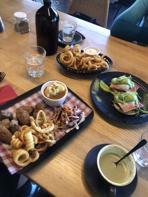 The vegan eggs were amazing and the kfc chicken was so yum. I would definitely get this again. at Matcha Mylkbar in St Kilda