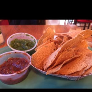 Chips! $1 at Bumble Bees Baja Grill in Santa Fe