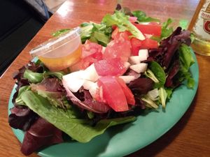 Side salad at Bumble Bees Baja Grill in Santa Fe