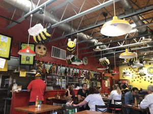 Inside Bumblebee Baja at Bumble Bees Baja Grill in Santa Fe