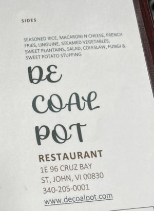   at DeCoal Pot in St John