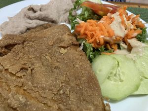 Milanesa de seitán  at Sana in Celaya