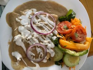 Enfrijoladas at Sana in Celaya
