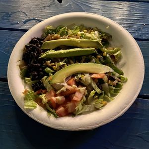 Vegan Salad at El Taco Feliz - The Happy Taco - Food Truck in Kapaa
