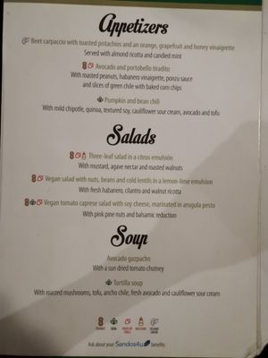 Starters at Salvia in Playa Del Carmen