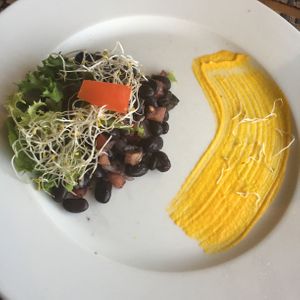 Vegan salad at Salvia in Playa Del Carmen