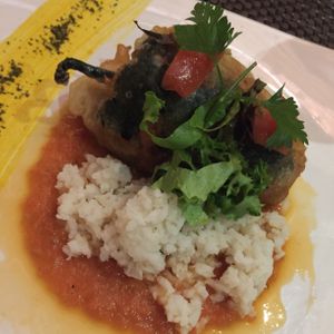 Stuffed pepper at Salvia in Playa Del Carmen