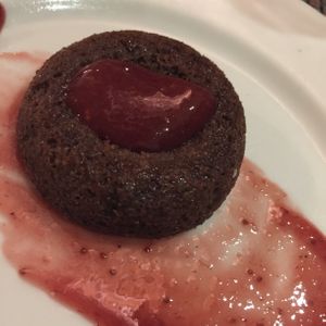 Chocolate Cake at Salvia in Playa Del Carmen