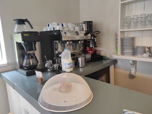 Coffee machine at Doolin Cafe in Doolin