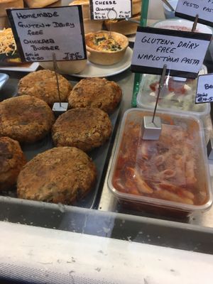 Deli case options abound at Doolin Cafe in Doolin