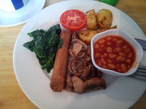 Vegan breakfast at Doolin Cafe in Doolin