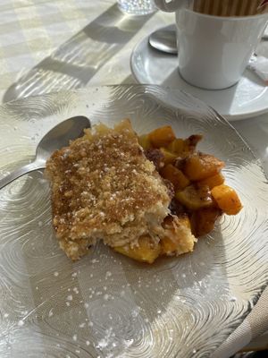 crumble  at O Forno in Calheta