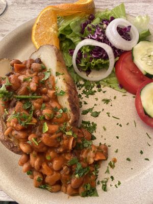 Jacket potato  at O Forno in Calheta