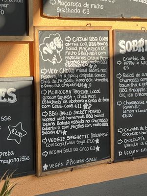 Menu  at O Forno in Calheta