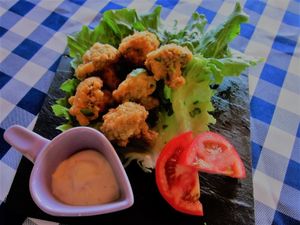 Panko Breaded Garlic Mushrooms at O Forno in Calheta