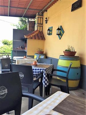 Outside Seating  at O Forno in Calheta