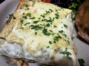 A close up photo to make you feel hungry.... at O Forno in Calheta