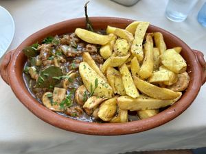 Picado vegan  at O Forno in Calheta