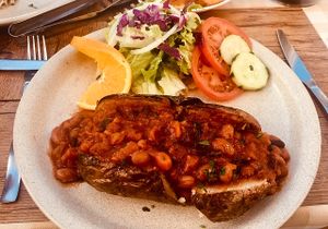 vegan BBQ potato at O Forno in Calheta