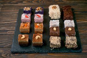 Сashew cake and raw food sweets 
1\50 gr at Vegano Hooligano - Mala in Odessa