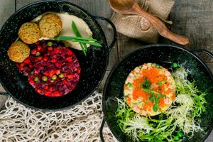Salads at Vegano Hooligano - Mala in Odessa
