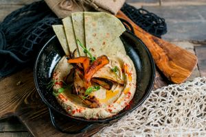 Hummus at Vegano Hooligano - Mala in Odessa