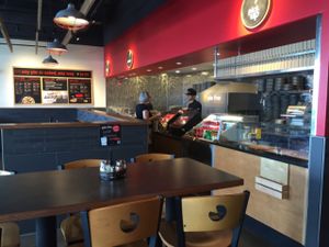 very clean store at Pie Five Pizza in Dover