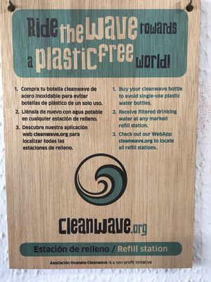 Promoting Zero waste  at Vegan & Raw in Mallorca